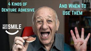 4 Kinds of Denture Adhesives and How to Use Them