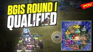 BGIS Round 1 Raw POVs | Erangle + Miramar + Sanhok | IGL Rotations And Callouts | iPhone 13 Pro 
