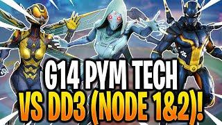 FULL G14 PYM TECH VS DD3 NODE 1&2! - MARVEL Strike Force - MSF