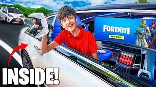 I Build a Secret Gaming Room inside my Car !