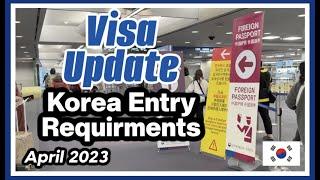 Update for Korea Entry Requirements 2023