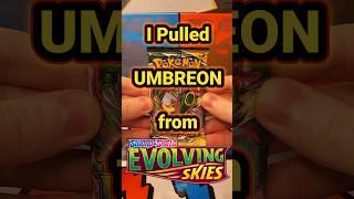 I Pulled UMBREON from Evolving Skies | #pokemon #shorts #evolvingskies #umbreon