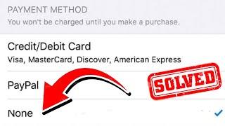 None Problem in Payment Method Removed From iPhone | How to Put None As Payment Method 2021