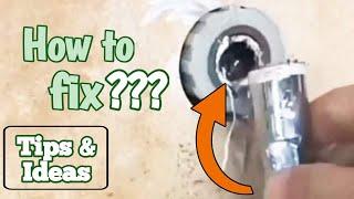 Paano tanggalin ang naputol na thread ng gripo | How to remove broken thread of faucet