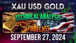 Latest XAUUSD (GOLD) Forecast and Technical Analysis for September 27, 2024