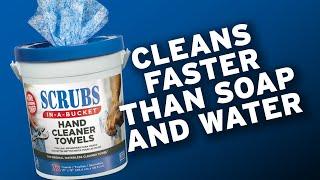 SCRUBS Quick Solution: Fast way to clean hands