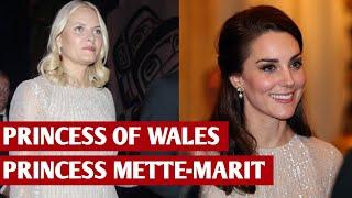 Kate Middleton VS Princess Mette Marit both wore Sparkling dress by Erdem