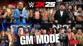 WWE2K25 MY GM MODE THE CHAMP IS HERE #001 [UNCUT]