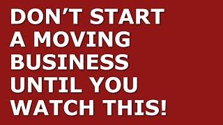 How to Start a Moving Business | Free Moving Business Plan Template Included