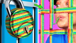 CRAZY WAYS SNEAK FOOD INTO JAIL || Best Food Sneaking Ideas