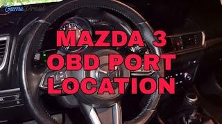 Mazda 3 2018 OBD Diagnostic Port Location ‍