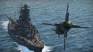 【WarThunder】IJN Kongo vs Guided weapons（AGM,SSM, guided bombs）