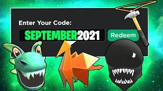 ALL WORKING PROMO CODES IN ROBLOX FOR SEPTEMBER 2021!