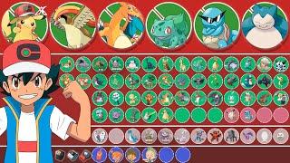 All Ash's Pokemon GEN 1 - GEN 8 (2023/2024)