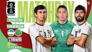 Uzbekistan vs Turkmenistan | 2026 FIFA World Cup AFC Asian Qualifiers | Round 2 | Livestream