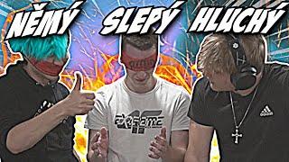 SLEPÝ, HLUCHÝ A NĚMÝ DĚLAJÍ DÝŇOVÝ KOLÁČ!!!/w@DejvikGOD a Deltik