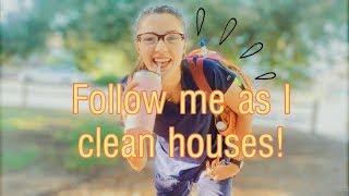 day in the life of a housecleaner and college student !