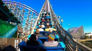 IRON GWAZI Back Row Ride POV - Busch Gardens Tampa