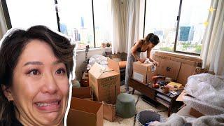 When a Hoarder has to Move Out | Moving Vlog - PHASE 1 DECLUTTER