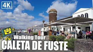 Caleta de Fuste - Fuerteventura - 4K Walking Tour