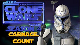 Star Wars Clone Wars Season 4 Carnage Count