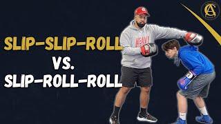 Boxing Defense Explained! [Slip-Slip-Roll vs Slip-Roll-Roll] Must Watch!