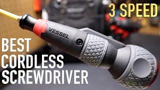 Vessel Electric Ball Grip Screwdriver | 3 Speed | 220USB-P1