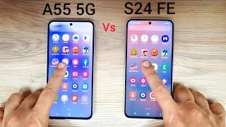 Samsung A55 vs S24 FE | SPEED TEST