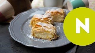 Túrós rétes réteslapból recept | Nosalty