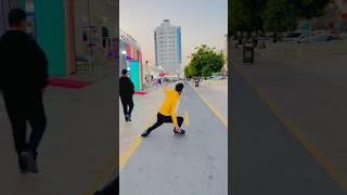 Freestyle stunt on public streets  #sameerskater #skating #sports #viral #shorts