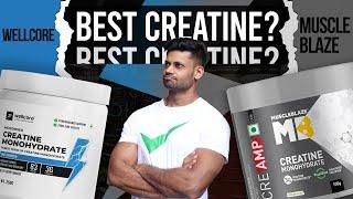 MUSCLEBLAZE CREATINE VS WELLCORE CREATINE || WHICH ONE SHOULD YOU BUY ?? #review #fitness #health