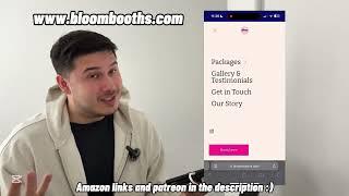 How to start a PhotoBooth business: what website builder I used and website reveal!
