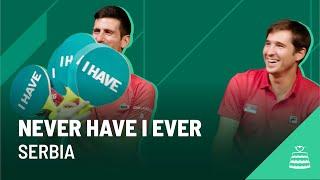 NEVER HAVE I EVER | SERBIA | Davis Cup by Rakuten Finals 2021