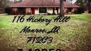 Homes for Sale in Monroe LA 71203 - 116 Hickory Hill Dr.  $199,000