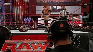 Triple H vs Jeff Hardy (John Cena At Commentary) RAW Jun 09,2008