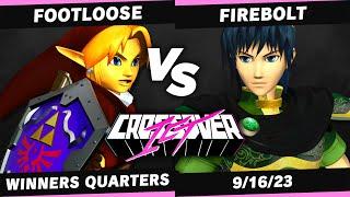 Crossover ICT #36 - Footloose (Link) VS. Firebolt (Marth) - Winners Quarters