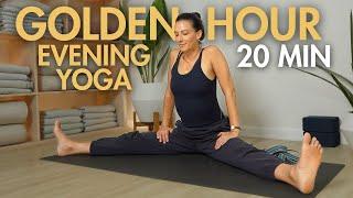 20 min Golden Hour: Evening Yoga Wind-Down