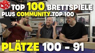  Plätze 100 - 91 • Die Top 100 Brettspiele aller Zeiten von Ben, Flo & der Community