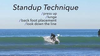 Learn to Surf: Standup Technique