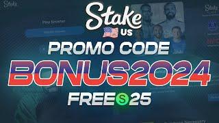 STAKE US PROMO CODE 'BONUS2024' - Free $25 Stake Cash