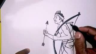 HOW TO DRAW TRIBES HUNTING