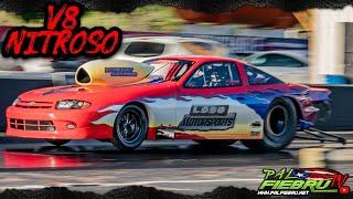 New Record Personal Atrevido Racing V8 Nitroso al 1/8 milla de Salinas Speedway | PalfiebruTV