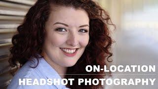 On location headshot photography