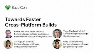 Towards Faster Cross-Platform Builds