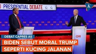 Debat Pilpres AS 2024, Biden Sebut Trump Punya Moral seperti Kucing Jalanan