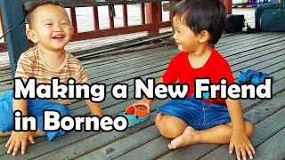 Making a New Friends in Borneo - Reizo and Nafis