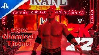 Kane Slow Chemical ENTRANCE - Kane No Mask Entrance - WWE2K22 OFFICAL ENTRANCE