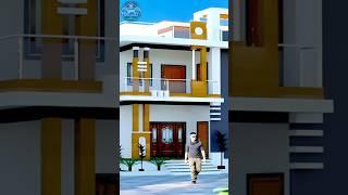 two storey modern house | beautiful home exterior | modern home design |