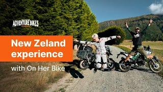 Discover New Zealand Beauty| On Her Bike | Adventure Bikes Company Chat 