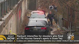 Manhunt continues for shooters who fired at 2 Pa. Attorney General's agents